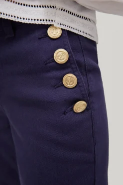 Pantalon Vaquero Botones Straight Fit Cropped^Pedro del Hierro Online