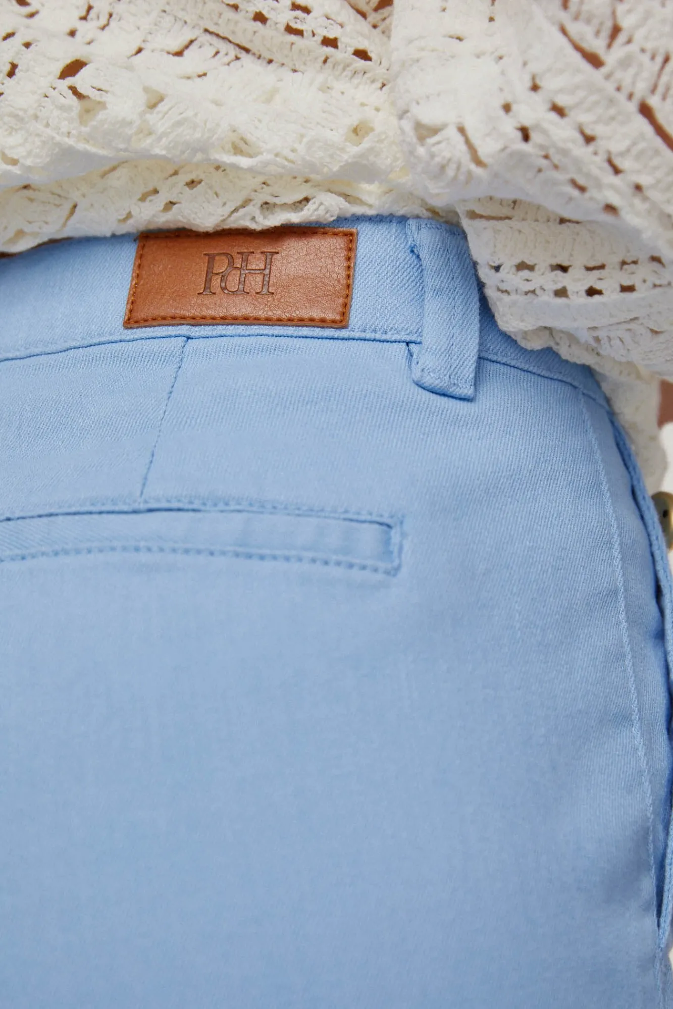 Pantalon Vaquero Botones Straight Fit Cropped^Pedro del Hierro Sale