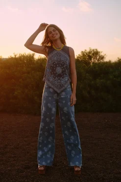Pantalon Vaquero Fit Wide Leg^Slowlove Store