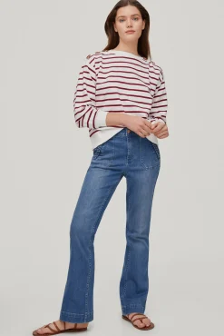 Pantalon Vaquero Flare Fit Trenza^Pedro del Hierro Sale