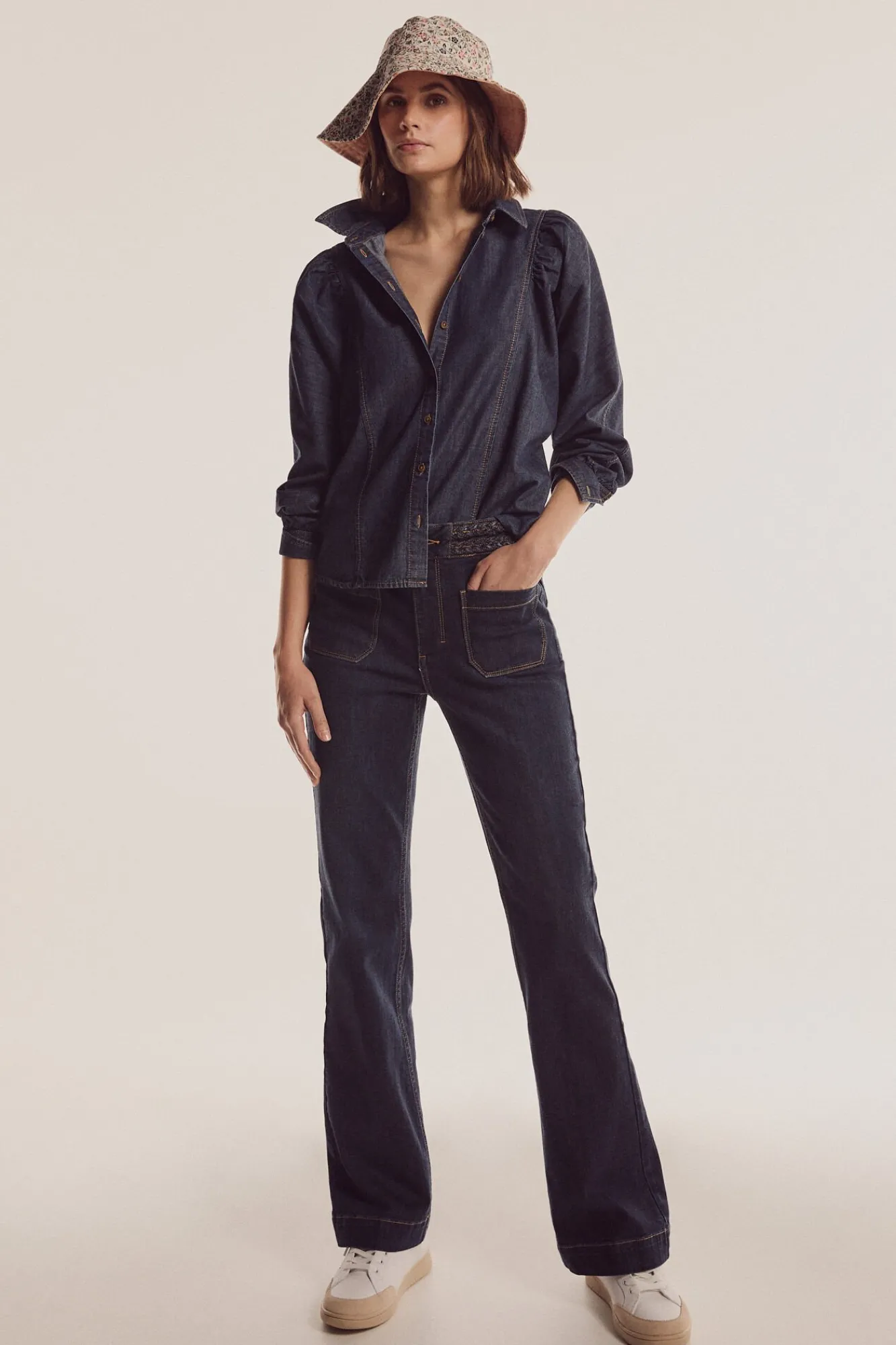 Pantalon Vaquero Flare Fit Trenza^Pedro del Hierro Outlet