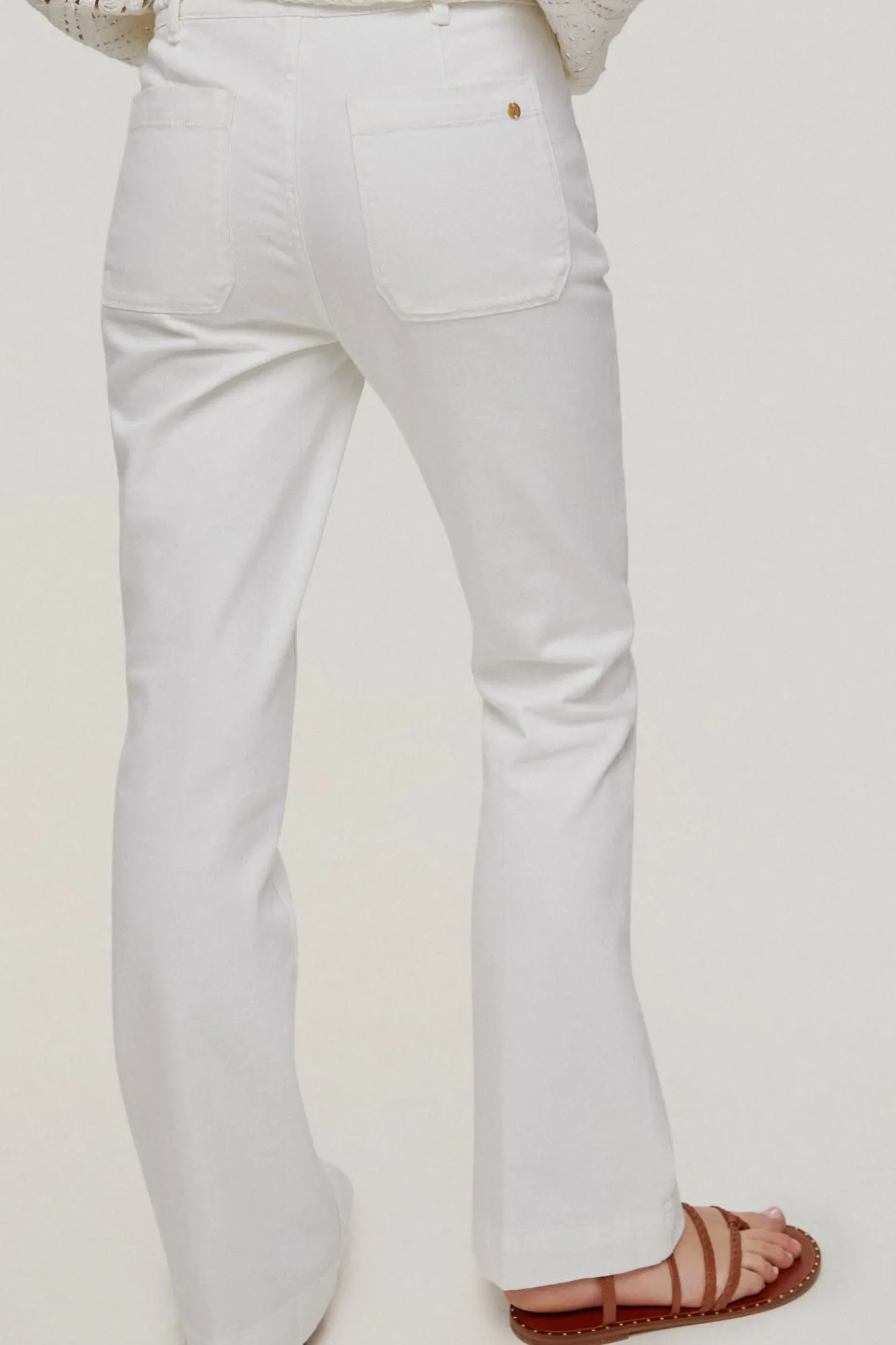 Pantalon Vaquero Flare Fit Trenza^Pedro del Hierro Hot