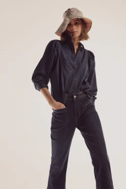 Pantalon Vaquero Flare Fit Trenza^Pedro del Hierro Outlet