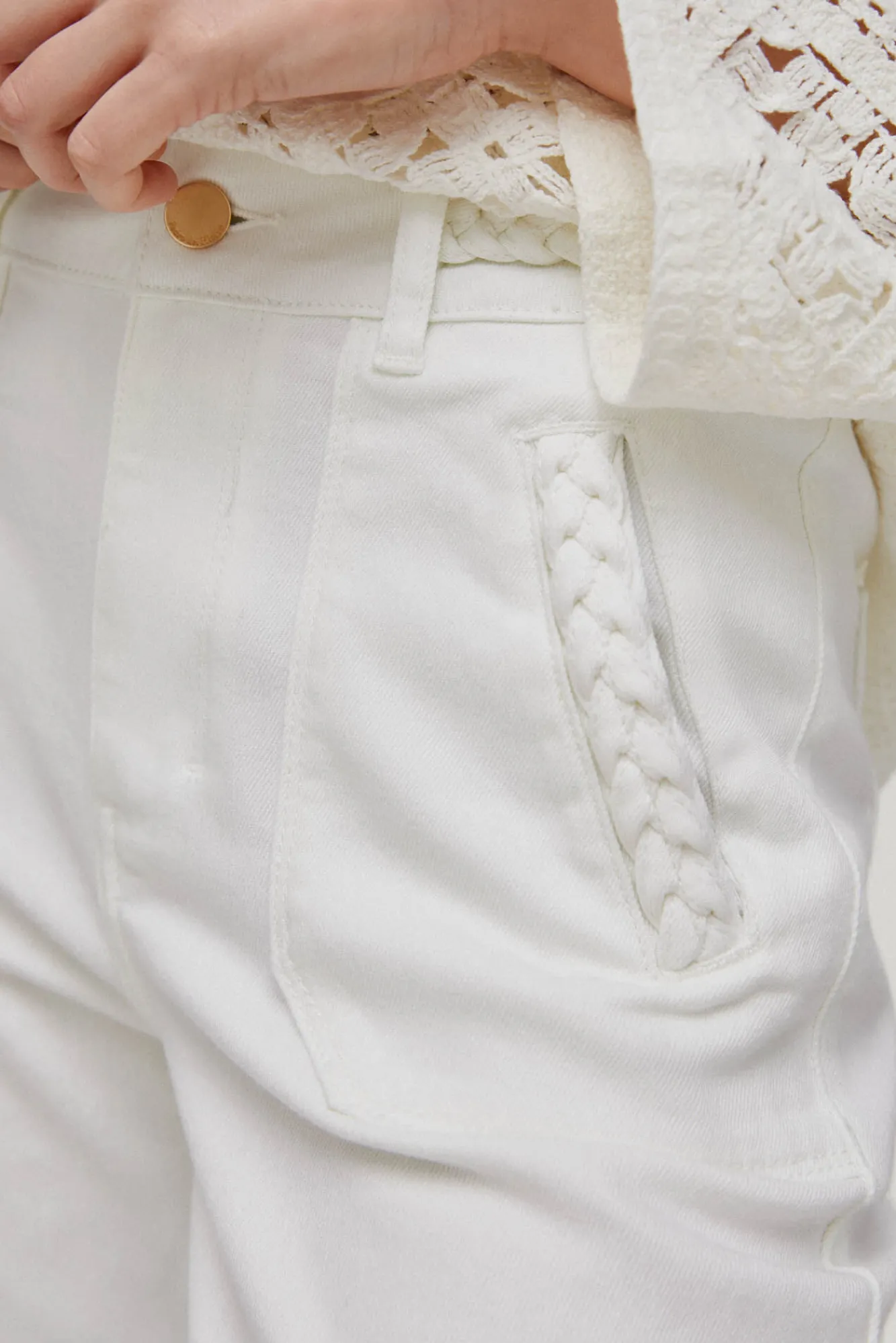 Pantalon Vaquero Flare Fit Trenza^Pedro del Hierro Hot