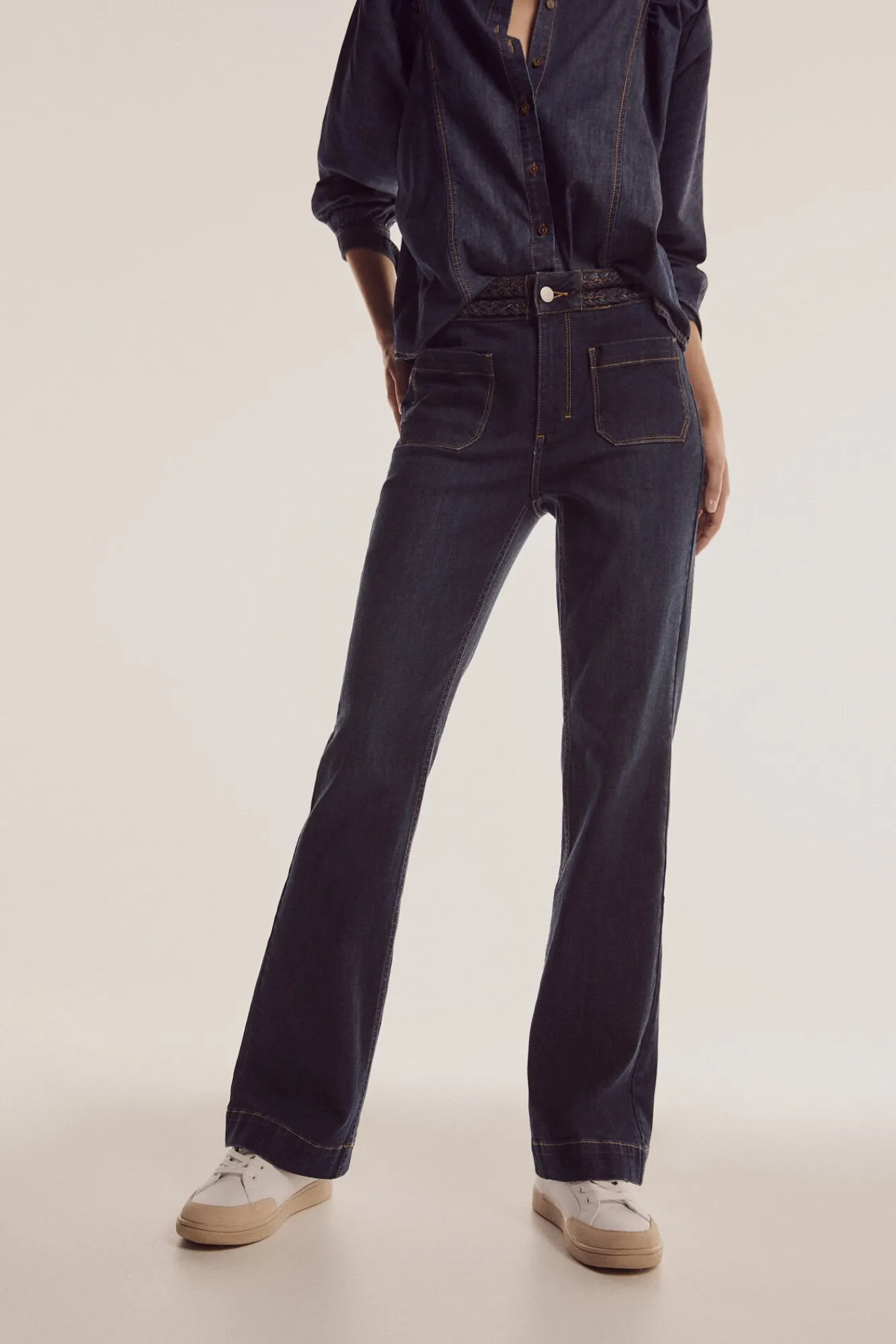 Pantalon Vaquero Flare Fit Trenza^Pedro del Hierro Outlet