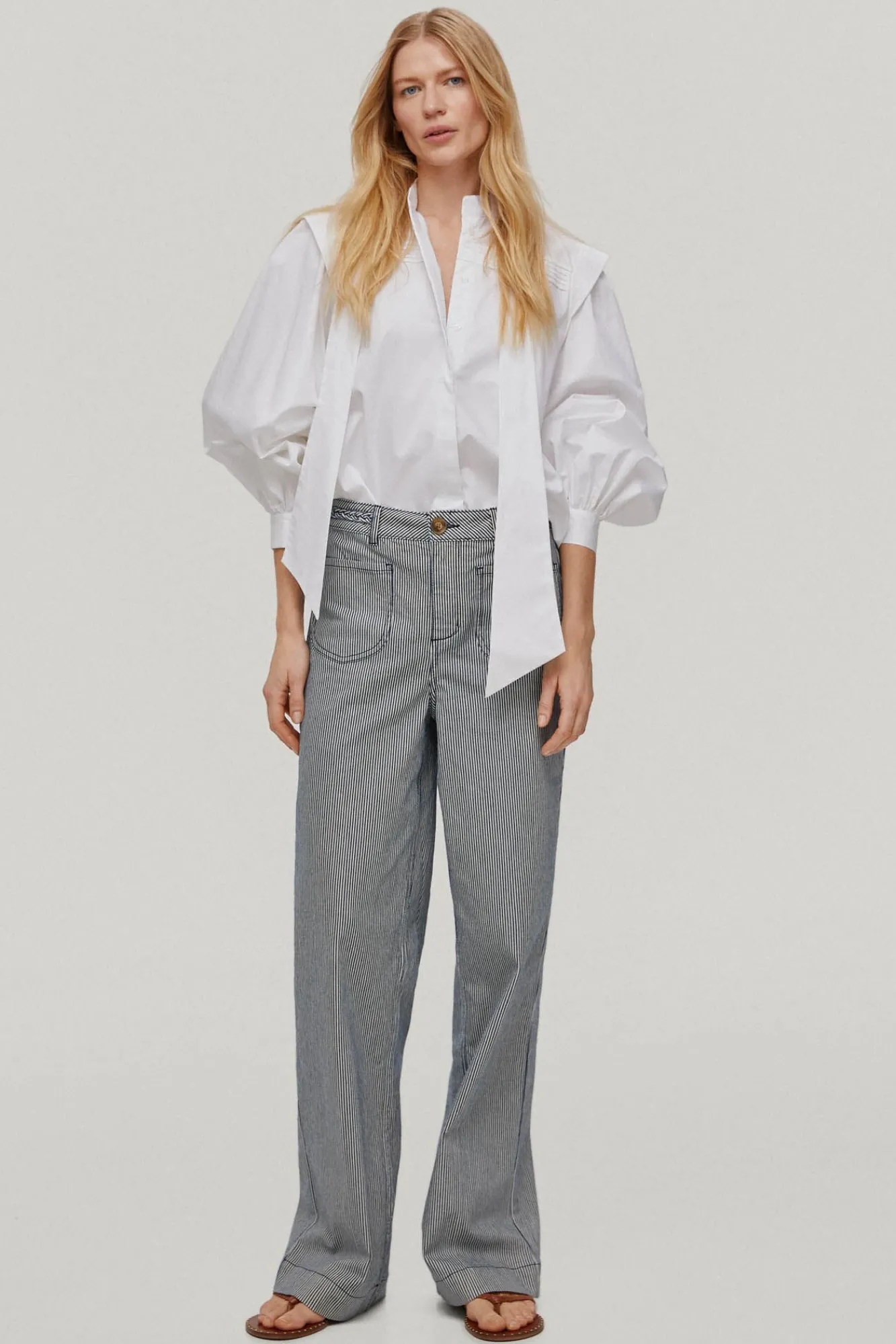 Pantalon Vaquero Rayas Wide Flare^Pedro del Hierro Flash Sale