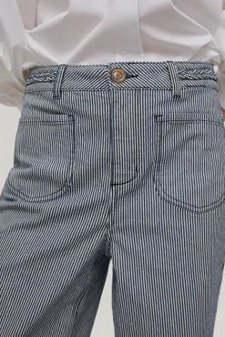 Pantalon Vaquero Rayas Wide Flare^Pedro del Hierro Flash Sale
