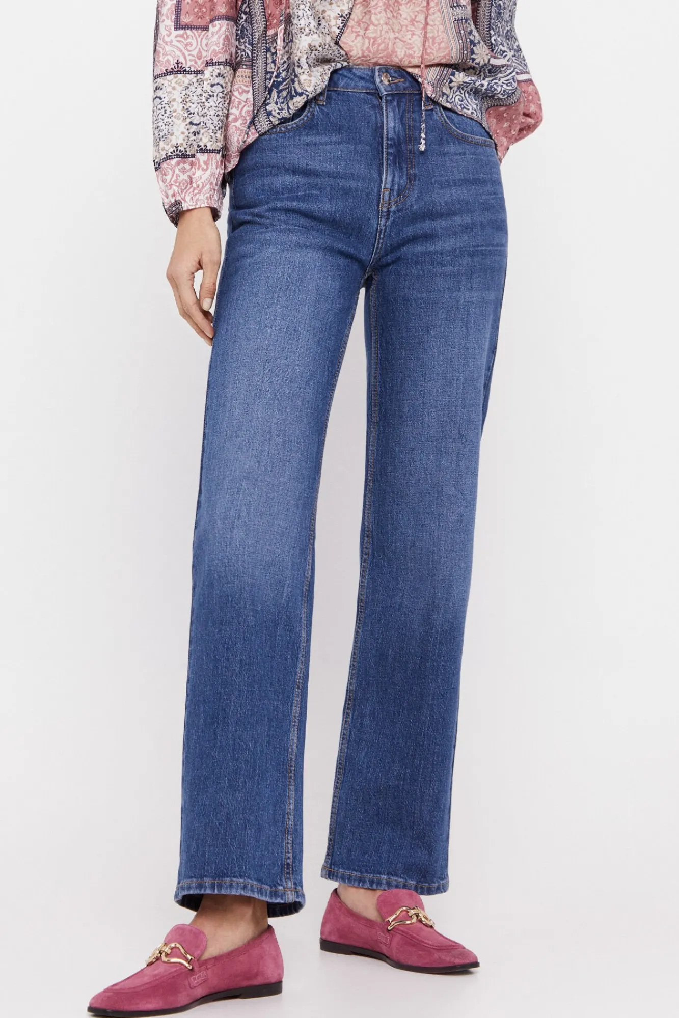 Pantalon Vaquero Recto 5 Bolsillos -^Cortefiel Shop
