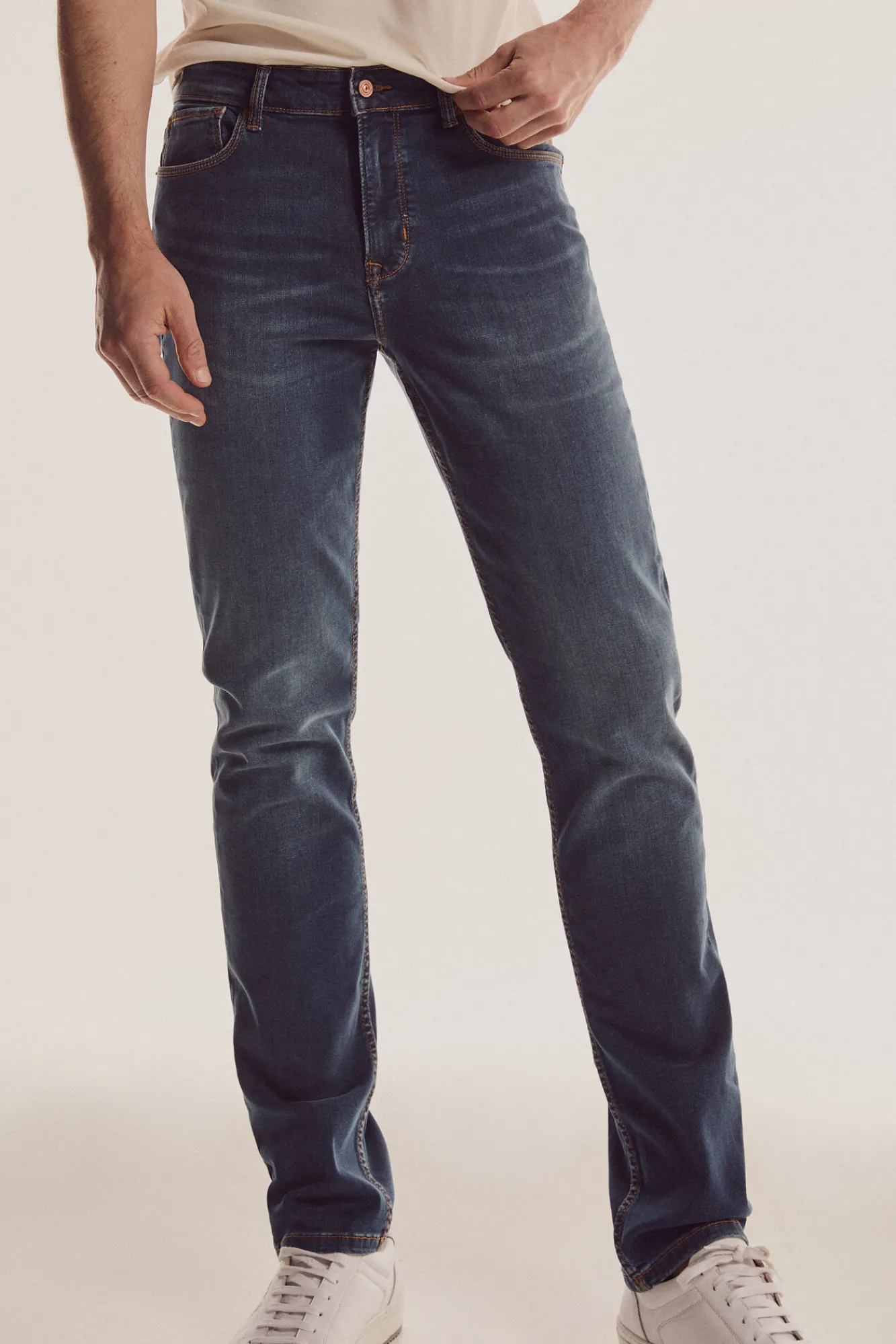 Pantalon Vaquero Regular Fit Lavado Claro^Pedro del Hierro Clearance