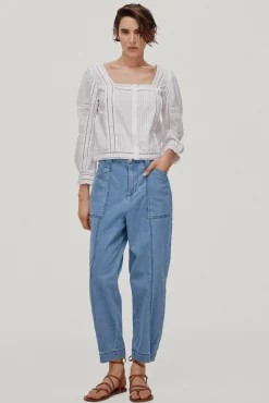 Pantalon Vaquero Relaxed Slim Tencel®^Pedro del Hierro Cheap
