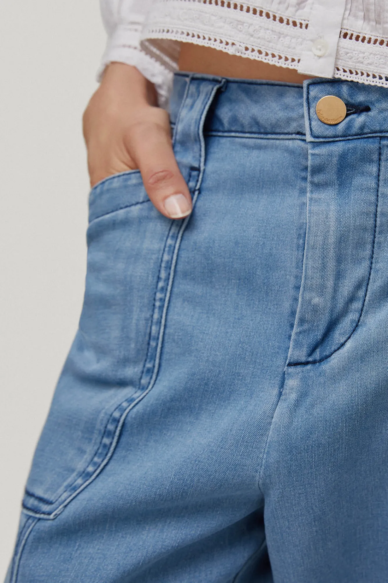 Pantalon Vaquero Relaxed Slim Tencel®^Pedro del Hierro Cheap