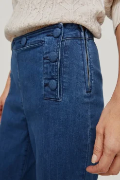 Pantalon Vaquero Wide Leg Cropped^Pedro del Hierro Best Sale