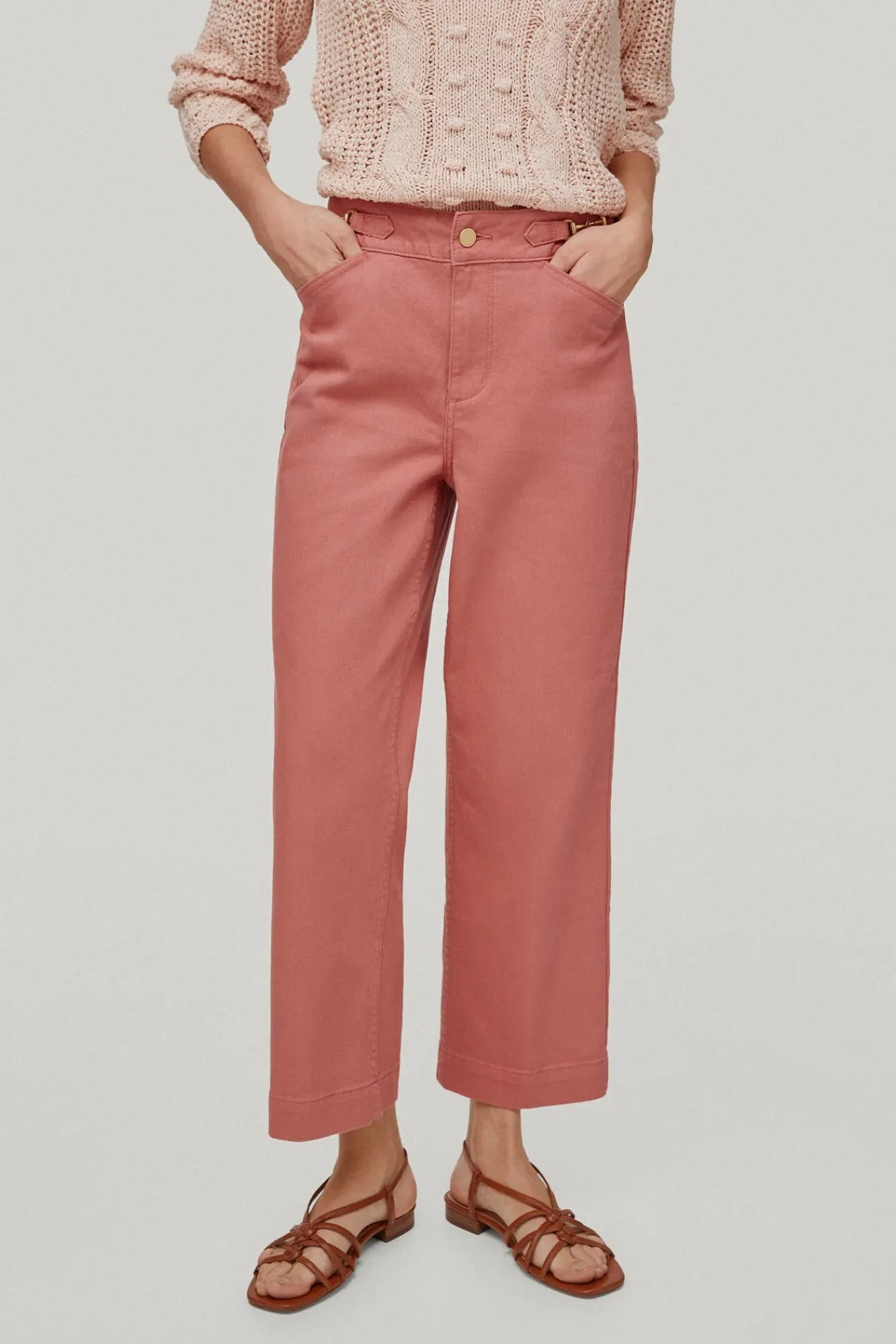 Pantalon Vaquero Wide Leg Cropped^Pedro del Hierro Store