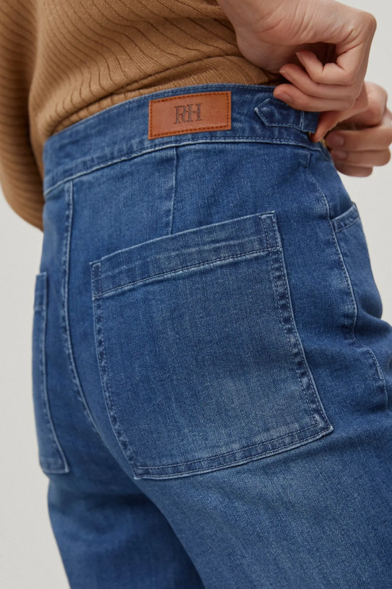 Pantalon Vaquero Wide Leg Cropped^Pedro del Hierro Sale