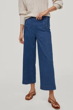 Pantalon Vaquero Wide Leg Cropped^Pedro del Hierro Best Sale