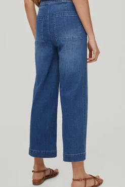 Pantalon Vaquero Wide Leg Cropped^Pedro del Hierro Sale