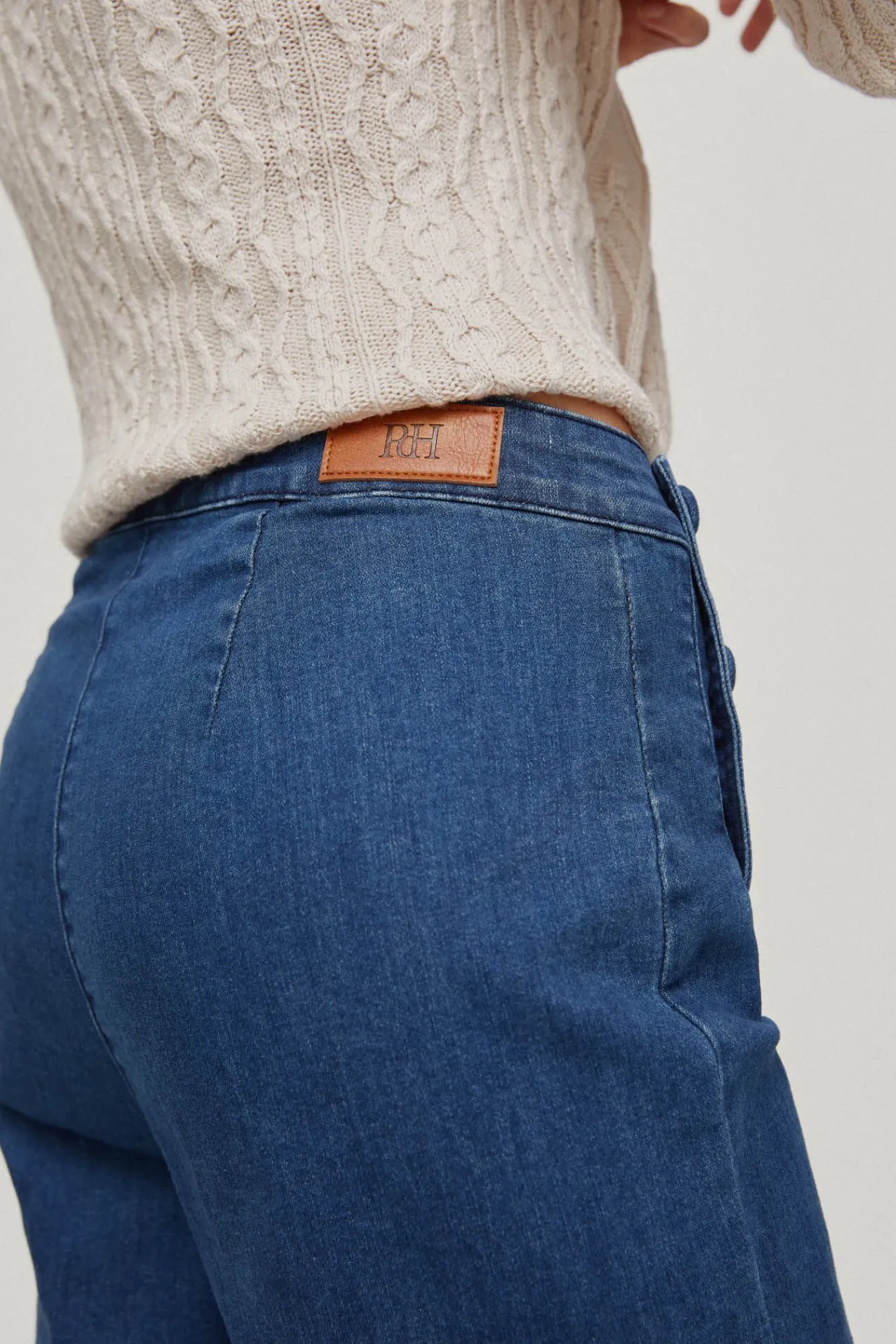 Pantalon Vaquero Wide Leg Cropped^Pedro del Hierro Best Sale