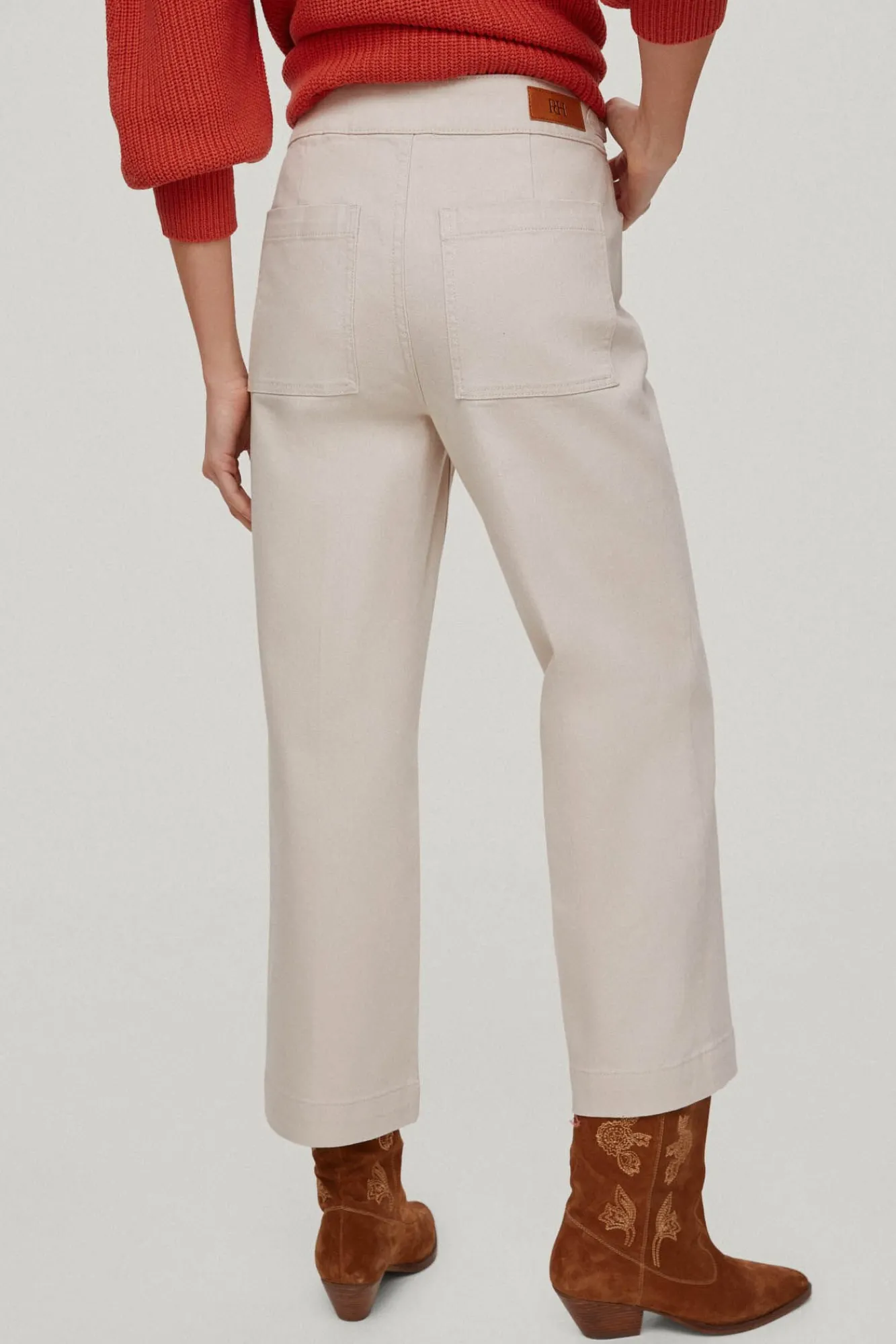 Pantalon Vaquero Wide Leg Cropped^Pedro del Hierro Flash Sale