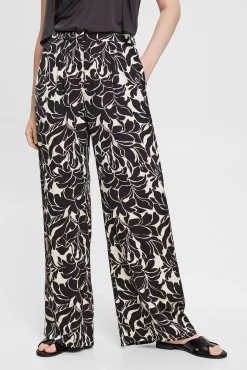 Pantalon Viscosa Pinzas Estampado Floral^Esprit Store
