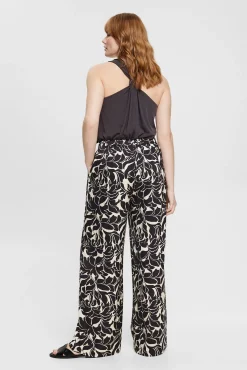 Pantalon Viscosa Pinzas Estampado Floral^Esprit Store