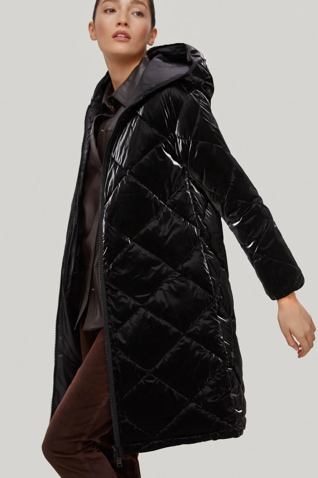 Parka Larga Charol^Pedro del Hierro Cheap