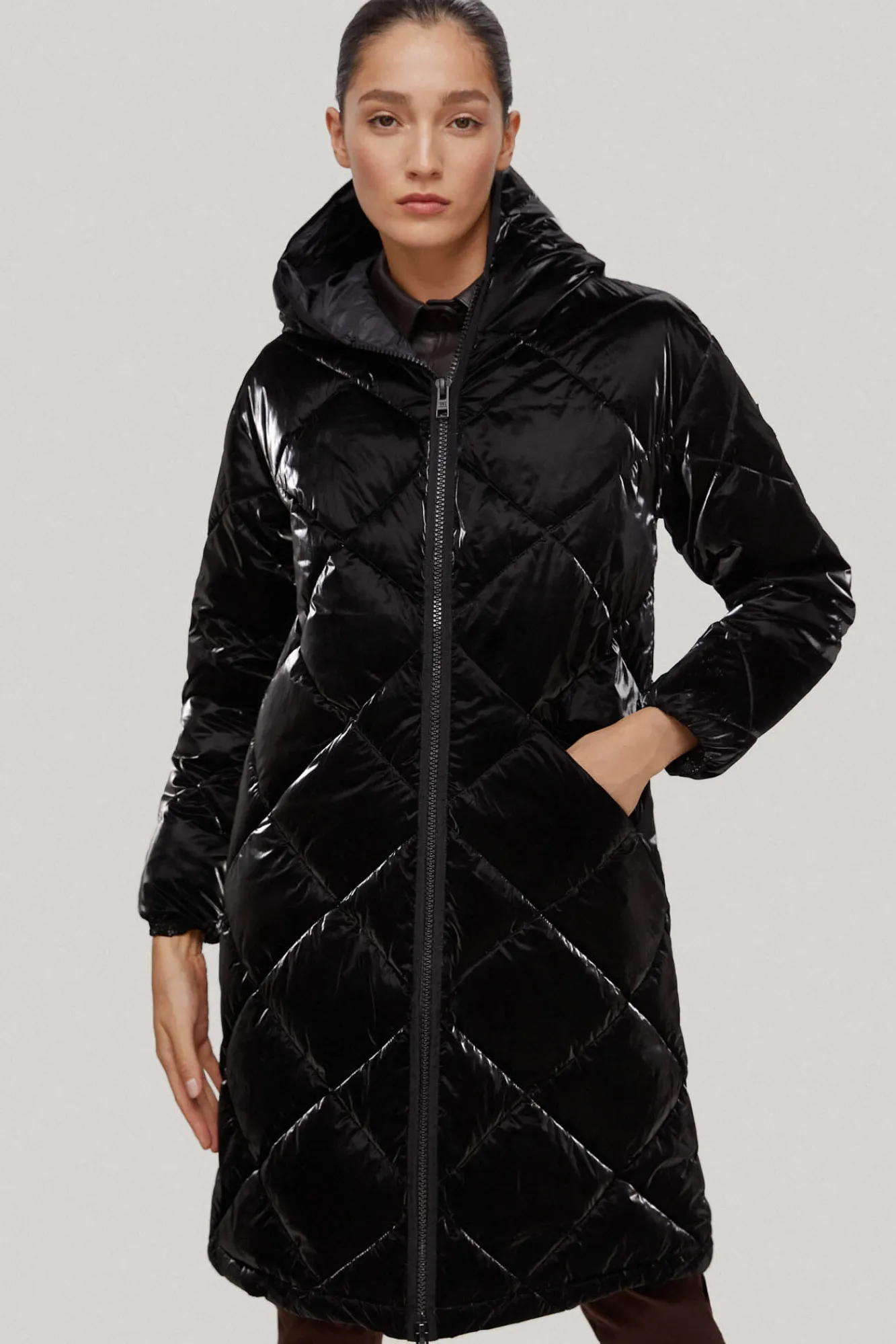 Parka Larga Charol^Pedro del Hierro Cheap