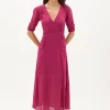 Paula Vestido Midi De Jacquard^Hoss Intropia Store