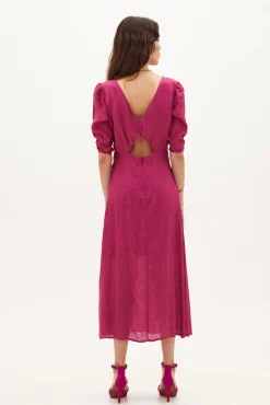 Paula Vestido Midi De Jacquard^Hoss Intropia Store