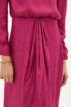 Pauline Falda Midi En Jacquard^Hoss Intropia Clearance