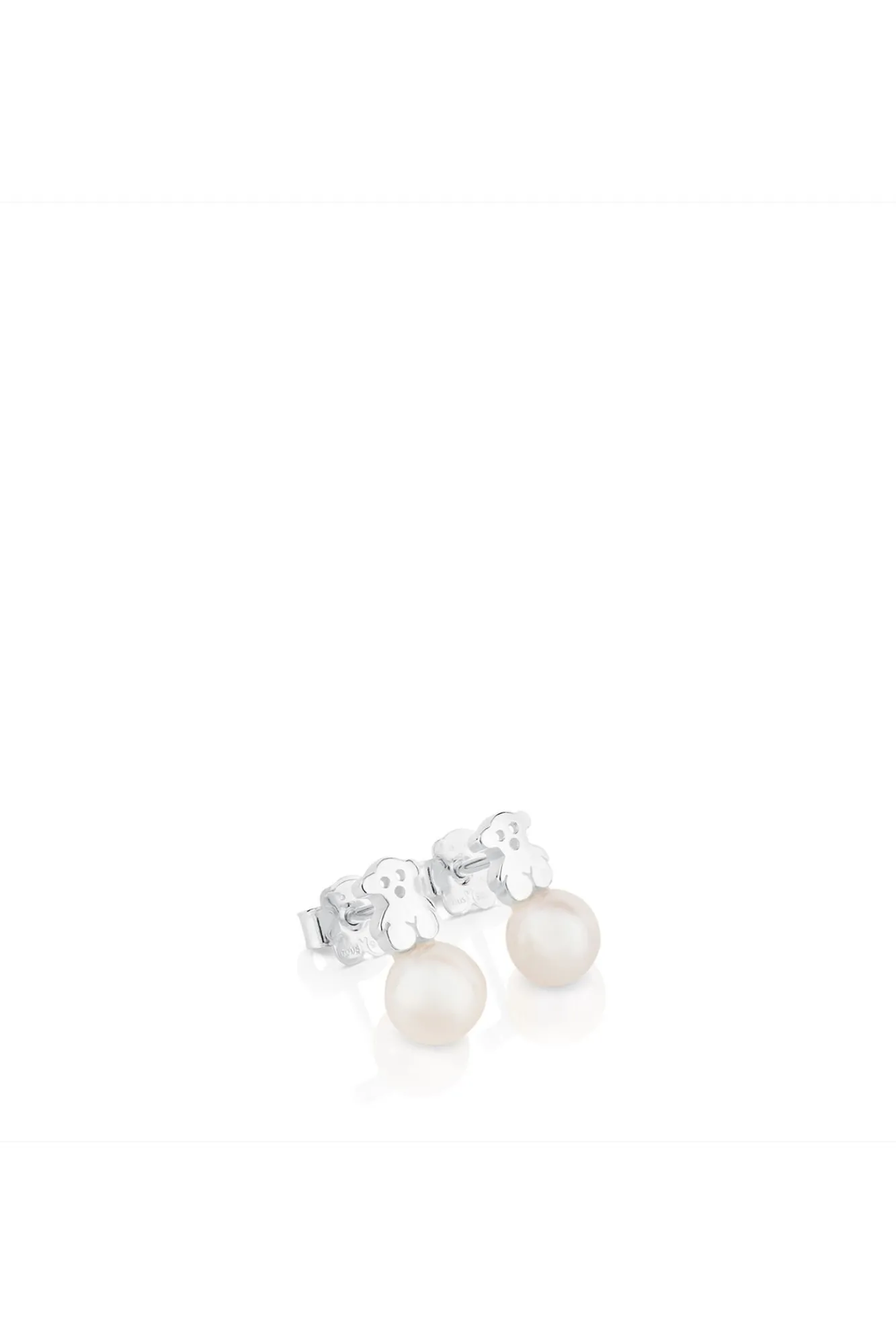 Pendientes De Plata Y Perlas Cultivadas Puppies^Tous Best Sale
