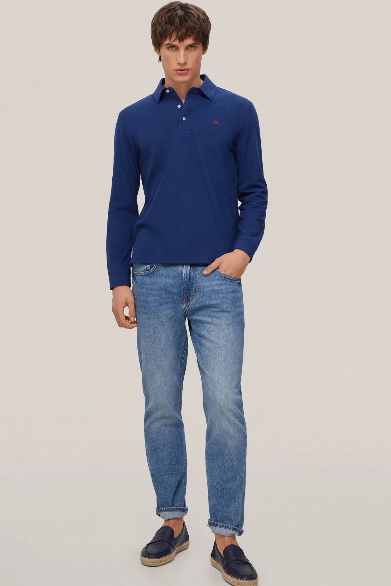 Polo Basico Manga Larga^Pedro del Hierro Online