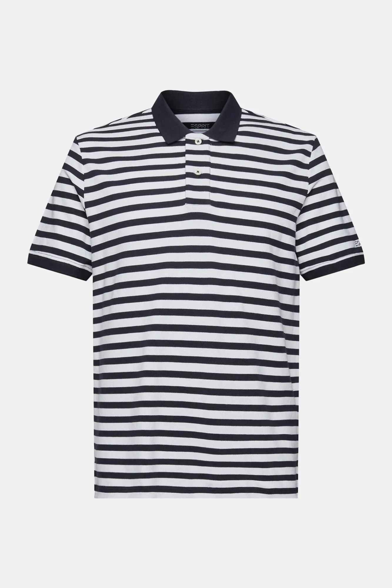 Polo Basico Pique Rayas Algodon^Esprit Outlet