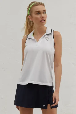 Polo Blanco Sin Mangas^Dash and Stars Shop