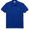 Polo Con Bordado De Cocodrilo Pespunteado^Lacoste Discount
