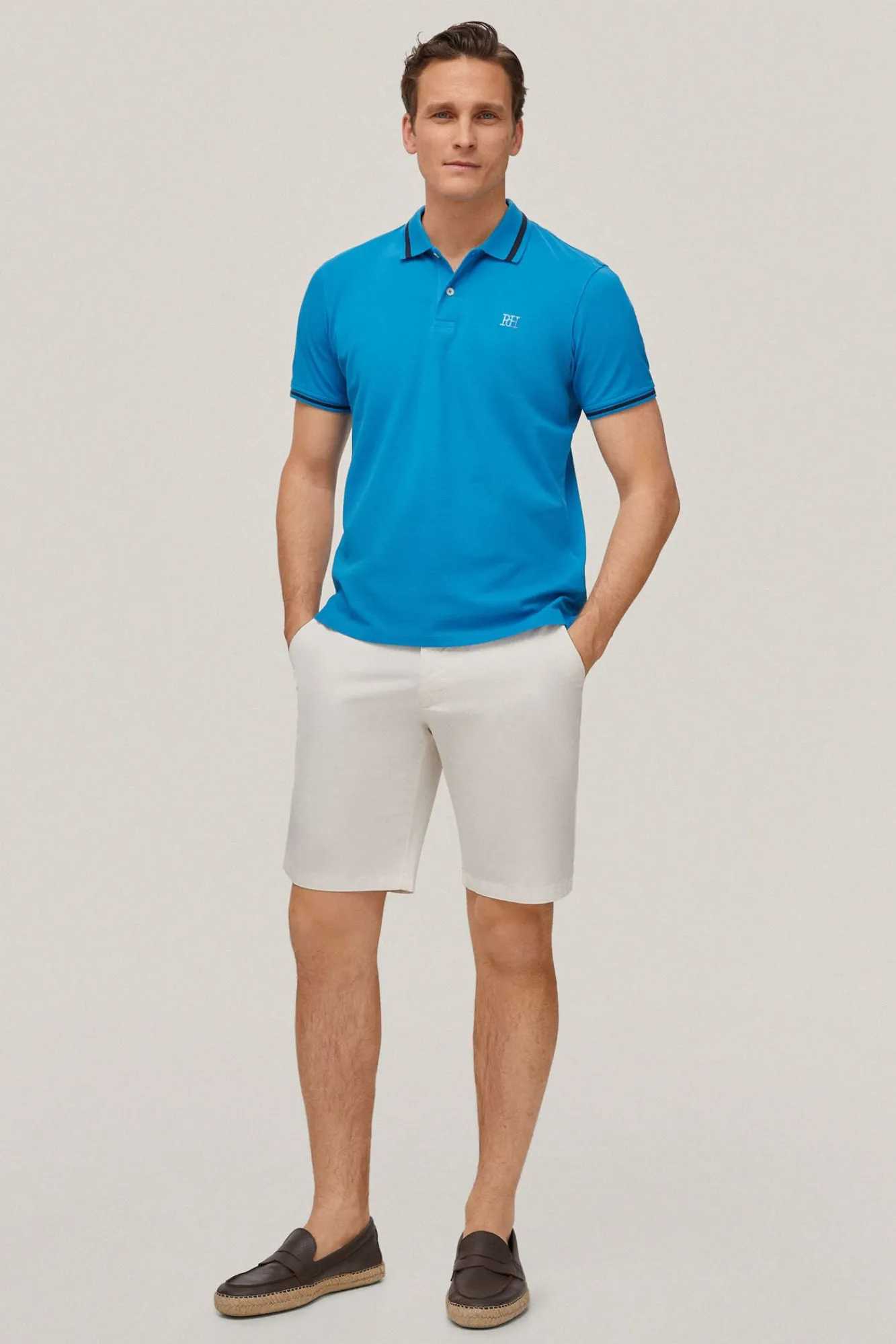 Polo Cuello Tip Logo Color^Pedro del Hierro Hot