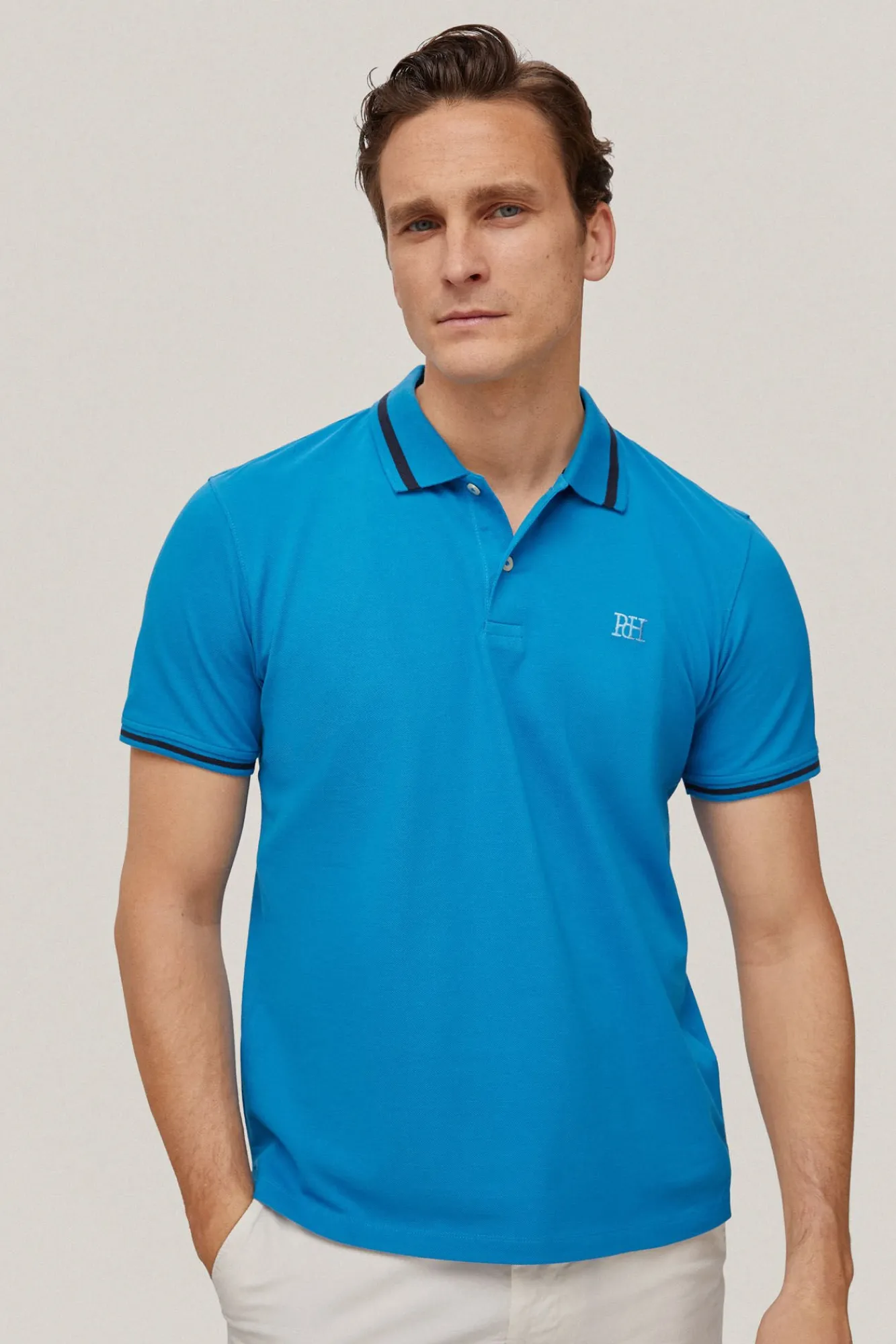 Polo Cuello Tip Logo Color^Pedro del Hierro Hot