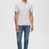 Polo De Algodon Organico Con Logo Bordado^Selected Clearance