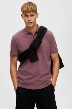 Polo De Algodon Organico Con Logo Bordado^Selected Best