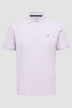 Polo De Algodon Organico Con Logo Bordado^Selected Clearance