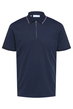 Polo De Manga Corta Con Cremallera De Algodon Organico.^Selected Clearance