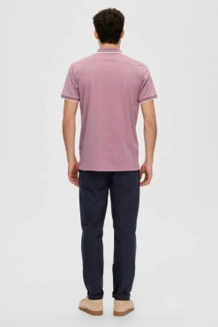 Polo De Manga Corta Con Cremallera De Algodon Organico.^Selected Store