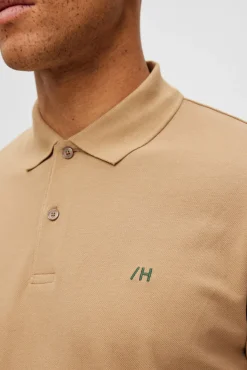Polo De Manga Corta Con Logo Bordado 100% Algodon Organico^Selected Clearance