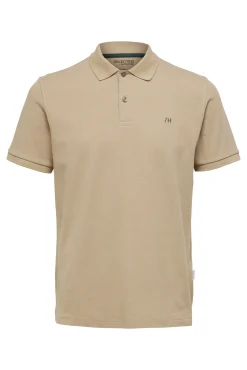 Polo De Manga Corta Con Logo Bordado 100% Algodon Organico^Selected Clearance