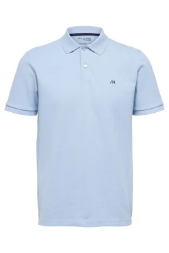 Polo De Manga Corta Con Logo Bordado 100% Algodon Organico^Selected Fashion