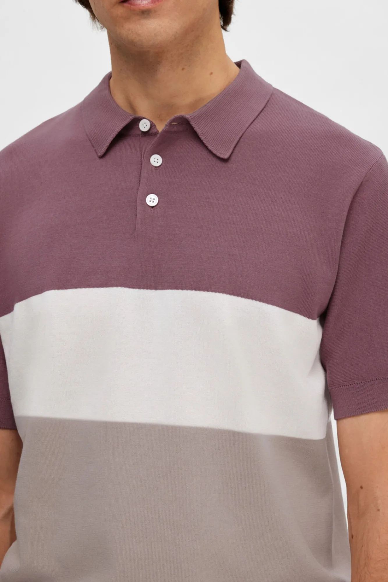 Polo De Manga Corta De Punto De Algodon Organico.^Selected Shop