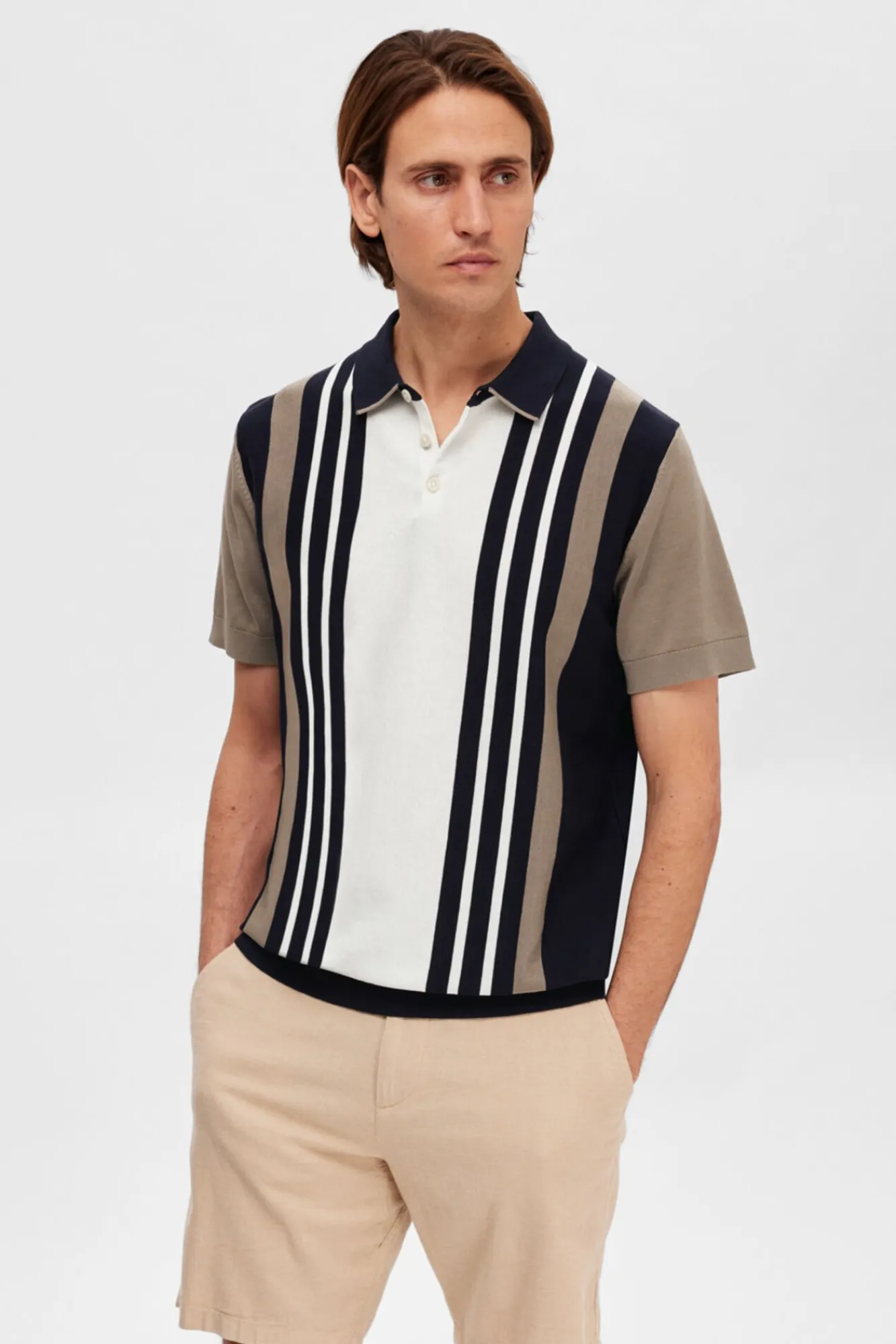 Polo De Manga Corta De Punto De Algodon Organico.^Selected Shop
