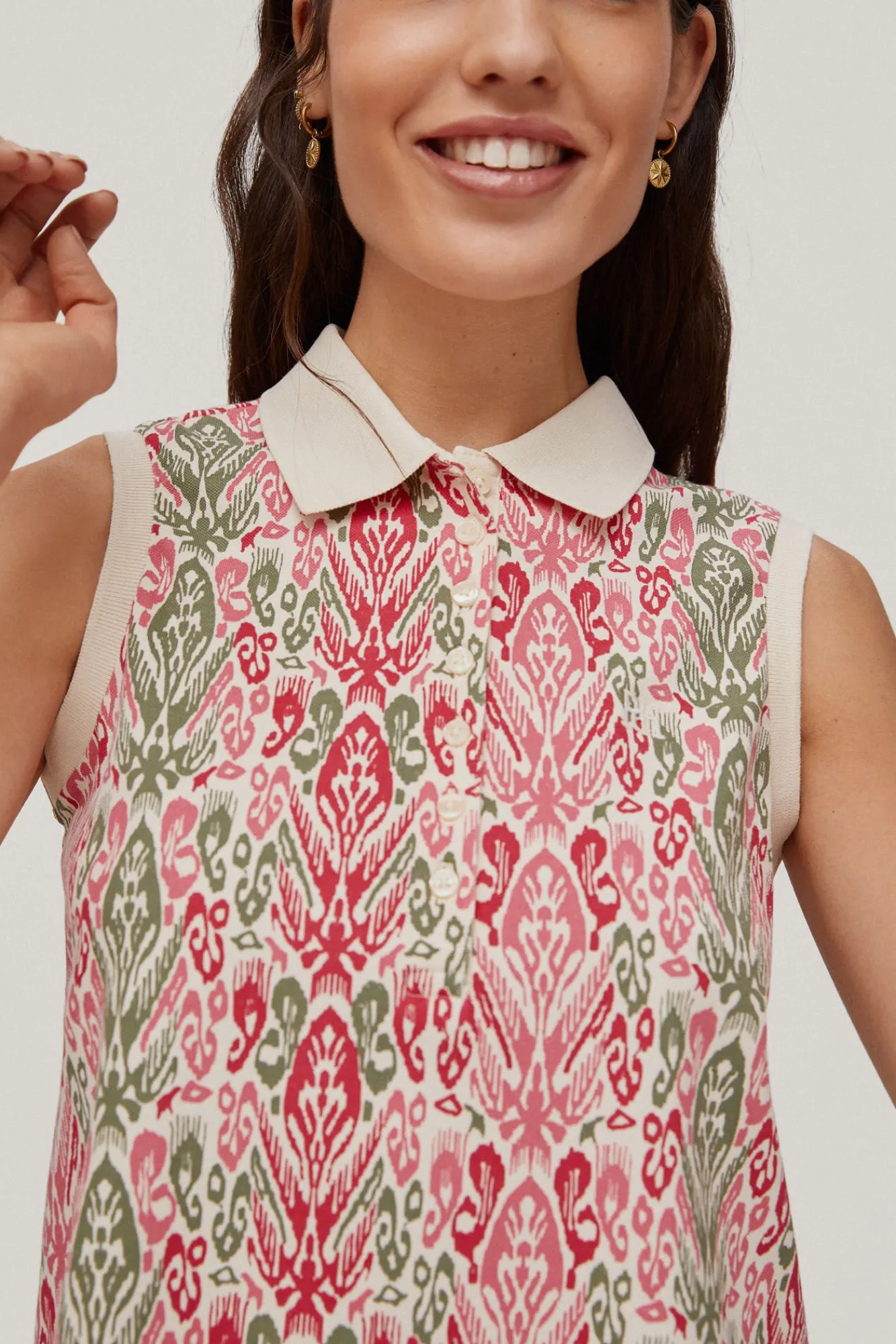 Polo Estampado Sin Mangas^Pedro del Hierro Flash Sale