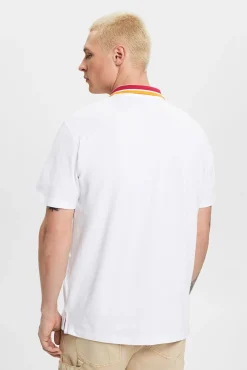 Polo Liso Manga Corta Algodon^Esprit Fashion