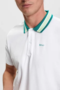 Polo Liso Manga Corta Algodon^Esprit Hot