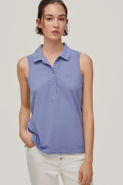 Polo Liso Sin Mangas^Pedro del Hierro New